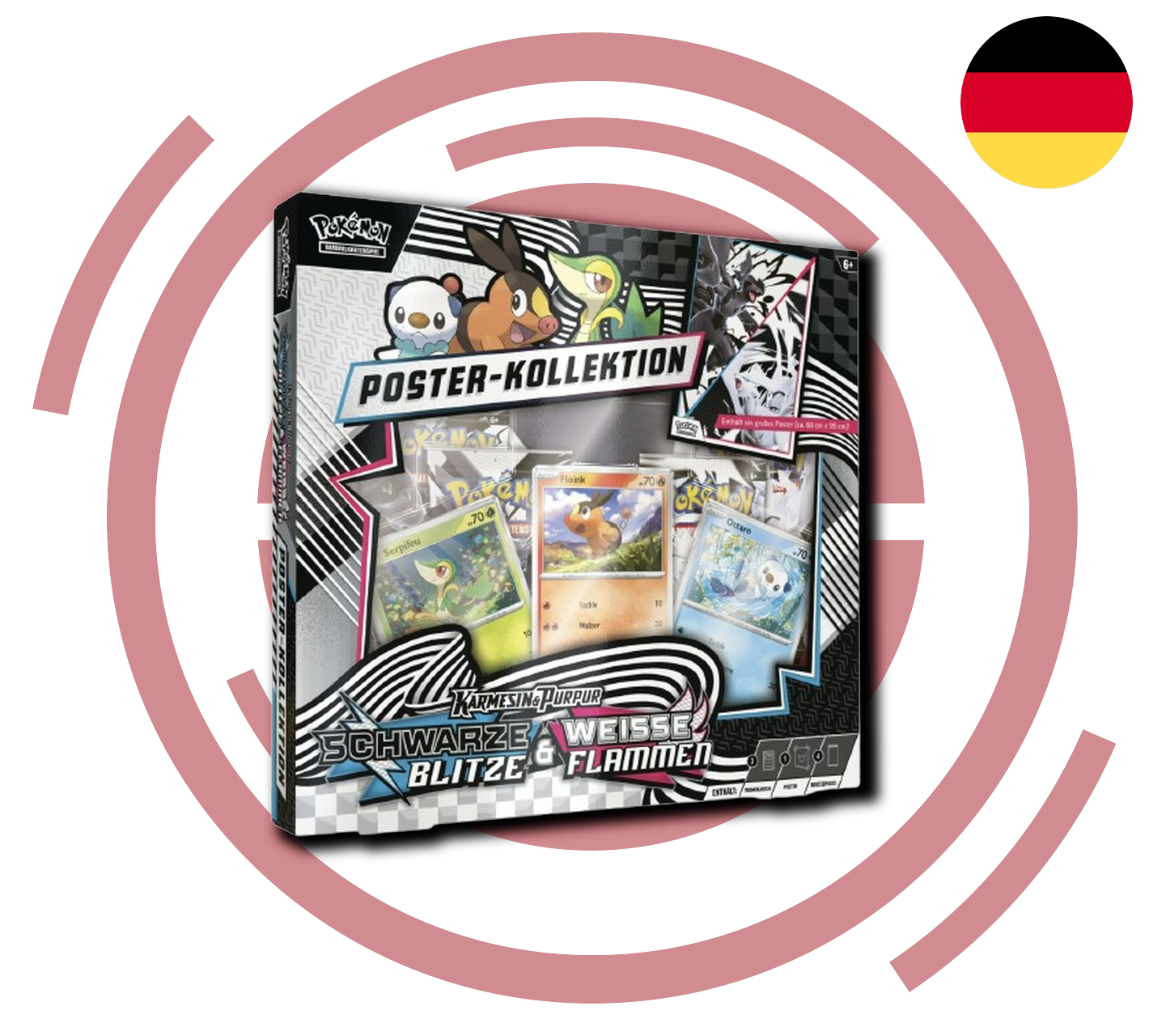 Pokemon TCG: Schwarze Blitze & Weiße Flammen - Poster-Kollektion [DE] (Preorder/Release Date: 18.07.2025)