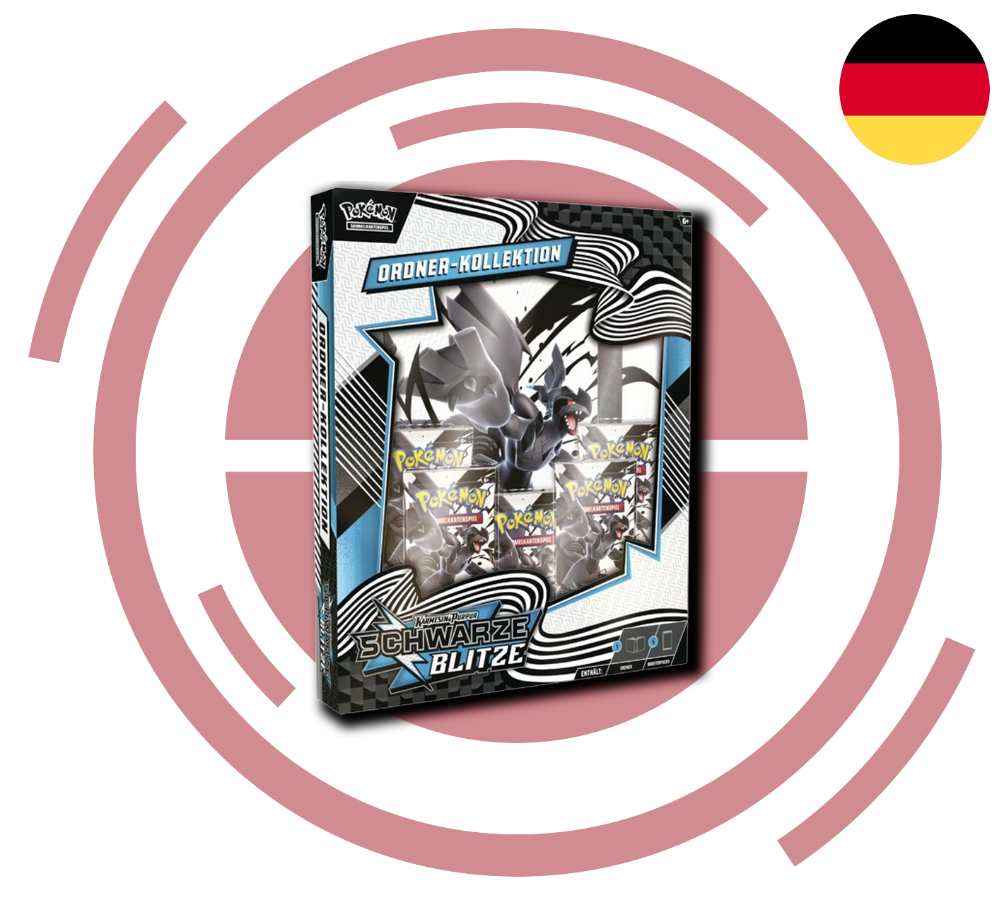 Pokemon TCG: Schwarze Blitze & Weiße Flammen - Ordner-Kollektion [DE] (Preorder/Release Date: 18.07.2025)