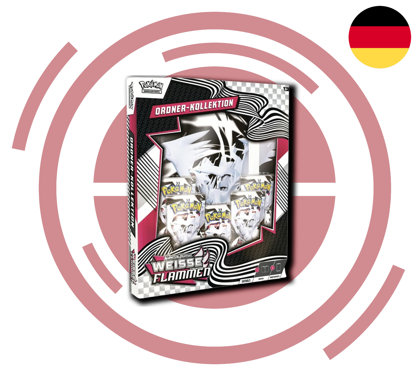 Pokemon TCG: Schwarze Blitze & Weiße Flammen - Ordner-Kollektion [DE] (Preorder/Release Date: 18.07.2025)