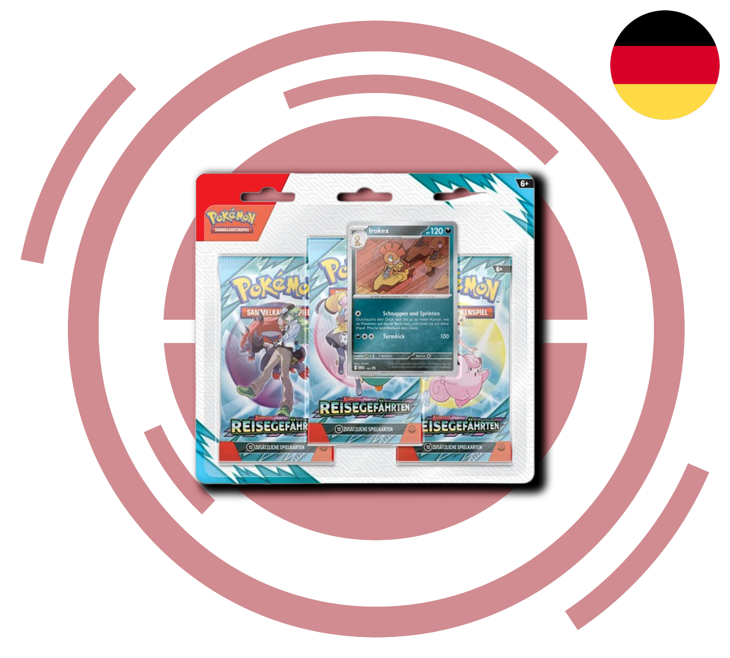Pokemon TCG: Reisegefährten - 3-Pack Blister [DE]